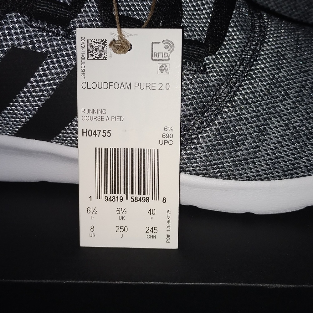 ๐ธ 2x HP ๐ธ NIB ADIDAS Cloudfoam Pure 2.0 - Picture 6 of 8